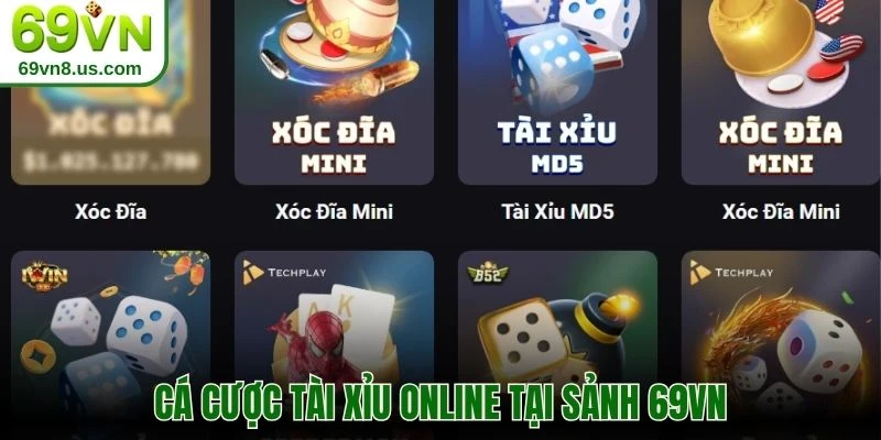 Cá cược tài xỉu online tại sảnh 69VN