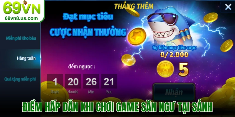 Điểm hấp dẫn khi chơi game săn ngư tại sảnh