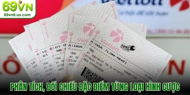 Phân tích, đối chiếu đặc điểm từng loại hình cược